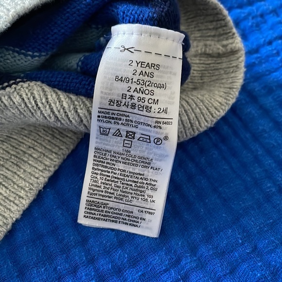 Baby GAP Stripe crew neck Sweater - 2 years - Picture 3 of 4